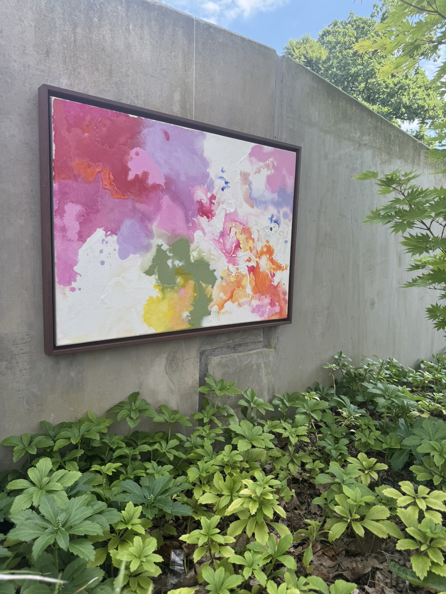 Spielraum - gelöst, 2026, Acryl auf roher Baumwollleinwand, Ansicht 8